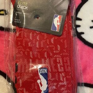 NBA Nike Men’s Red Elite Quick Crew Socks